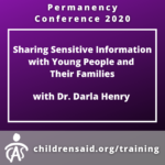Sharing Sensitive Information with Young People and Their Families